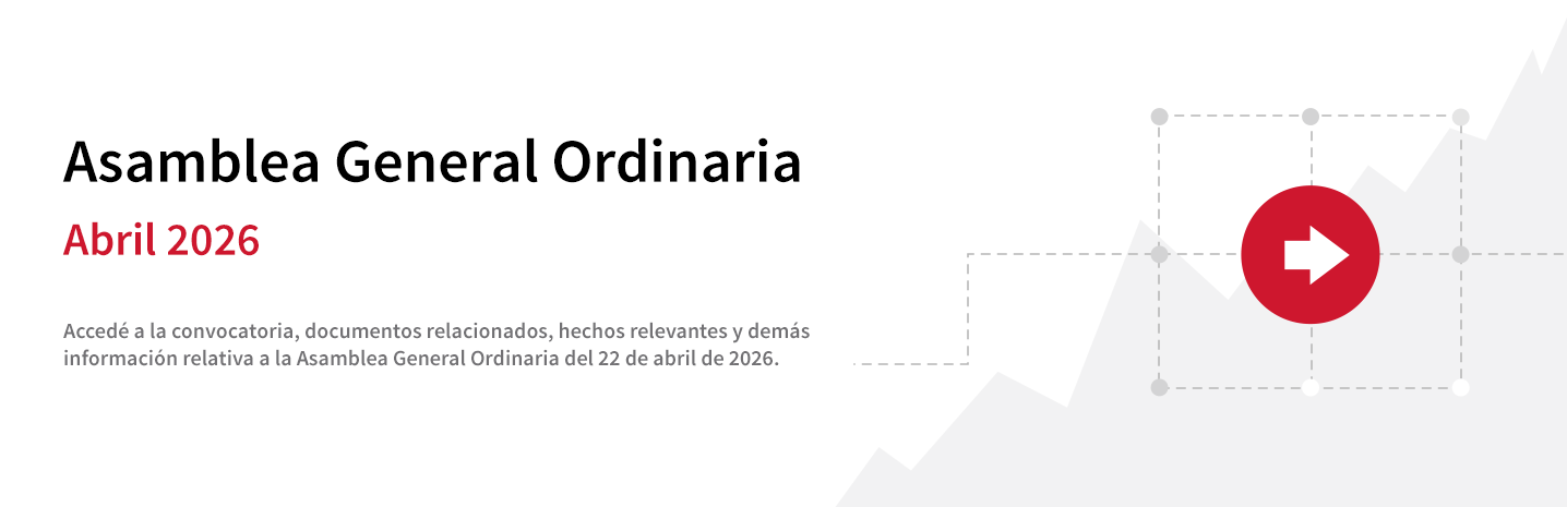 Accedé a la convocatoria, documentos relacionados, hechos relevantes y demás información relativa a la Asamblea General Ordinaria del 22/04/2026.
